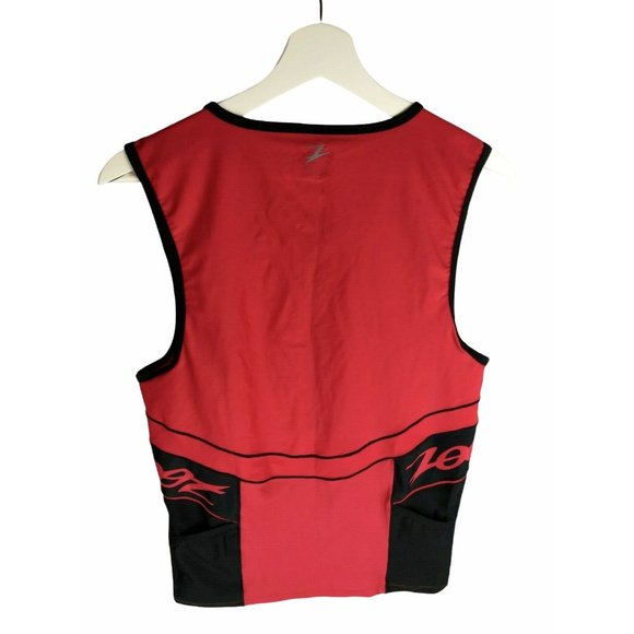 Zoot Triathlon Running Tank Top.  Red Women's XL - Picture 4 of 8